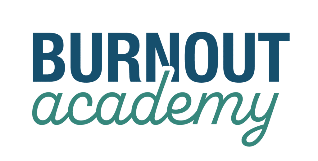 Logo Burnout Academy bleu et vert